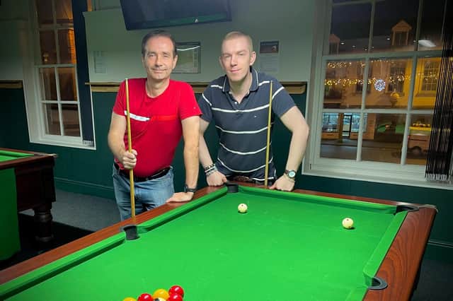 Josh Martin (right) and Stephen Parrot.