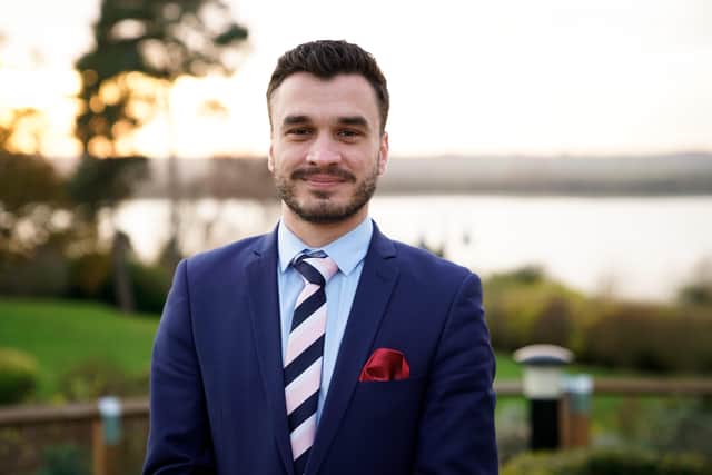 Rutland Hall Hotel’s new restaurant and bar manager, Alex-Aurel Kurani.