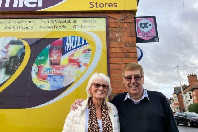 Richard and Ann Sage who have retired as owners of Craven Street Stores in Melton EMN-211230-152046001