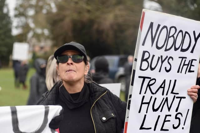 Protestors at the New Year's Day meet in Melton

PHOTO GEORGE ICKE EMN-220301-114836001