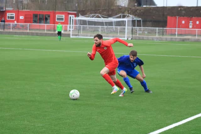 Paul Anderson set up goal number two. Photo: Oliver Atkin