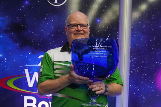 Les Gillett has become a world champion.