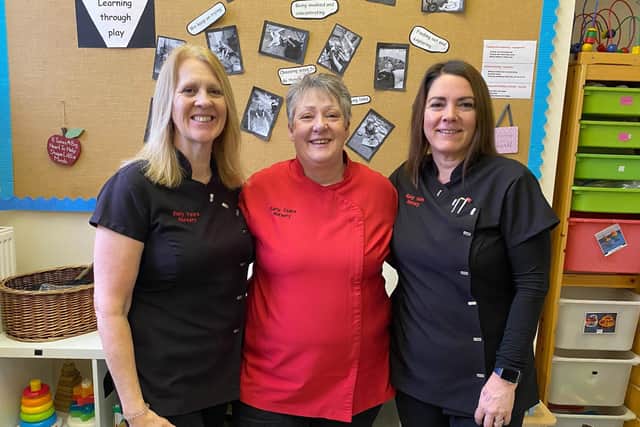 Staff at Melton's Early Years Nursery, which is 20 years old this month EMN-220126-140121001