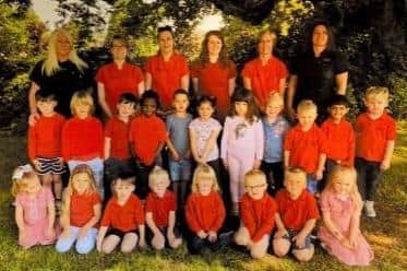 Early Years Nursery children at Swallowdale School in 2018 EMN-220126-161813001