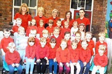 Early Years Nursery children at Norman Way in 2016 EMN-220126-161823001