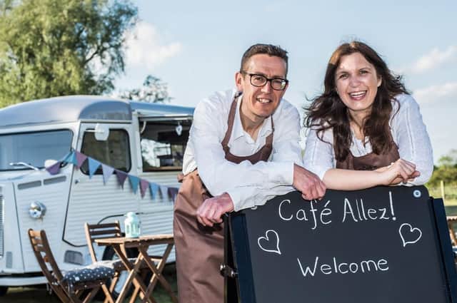 Cafe Allez! owners Mark Trevarthen and Claire Fretwell EMN-220127-155231001
