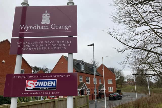 The Wyndham Grange development being built by Sowden Homes off Ankle Hill EMN-220802-102231001
