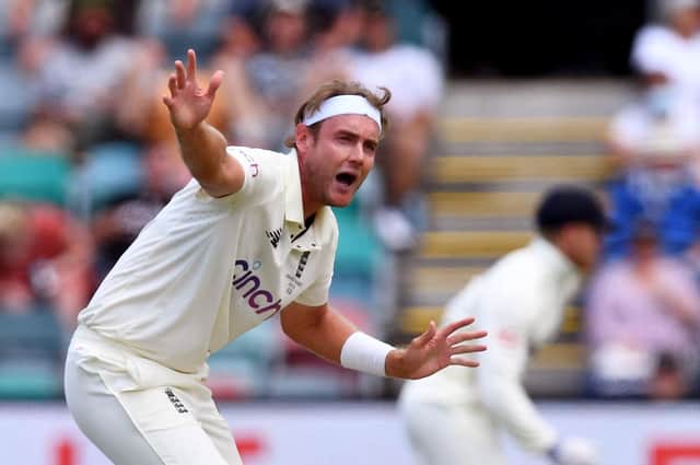 Stuart Broad. Photo: Getty Images