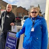 Angela Dawson and Ivor Ruddle at the Melton and District Furniture Project premises in Melton EMN-220223-120528001
