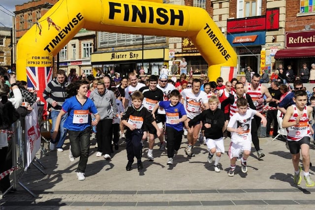 The Sport Relief mile in March 2010