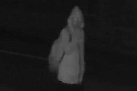 A still from CCTV footage issued by police showing  a man they urgently want to speak to in connection with the murder of Clair Ablewhite at Colston Bassett EMN-220503-124031001