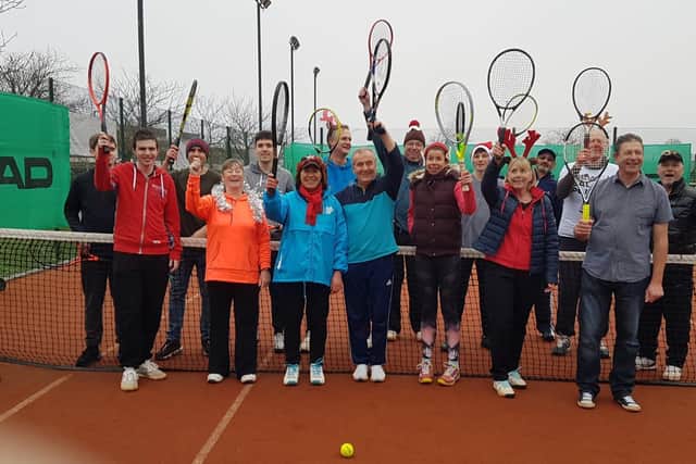 The Saturday Superstars at Melton Mowbray Tennis Club.