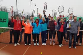 The Saturday Superstars at Melton Mowbray Tennis Club.
