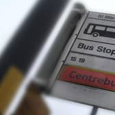 A town centre bus stop in Melton EMN-221103-120037001