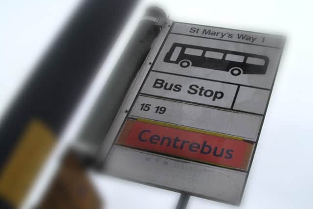 A town centre bus stop in Melton EMN-220316-114644001