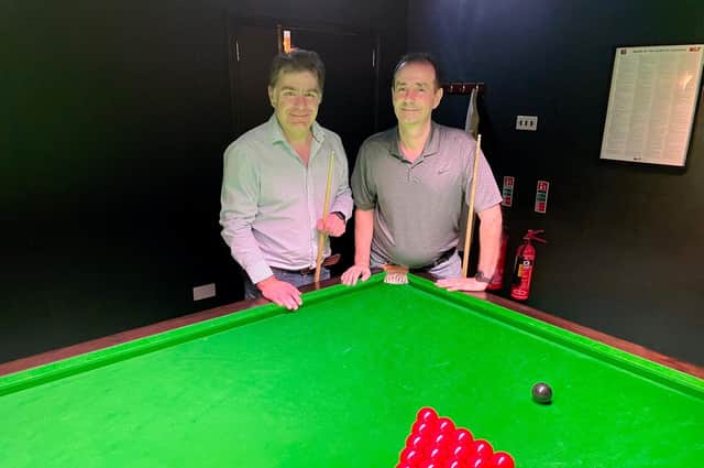 Stephen Parrott, right, and runner-up Craig Heaney
