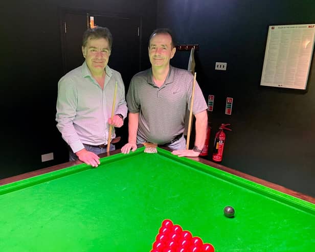 Stephen Parrott, right, and runner-up Craig Heaney