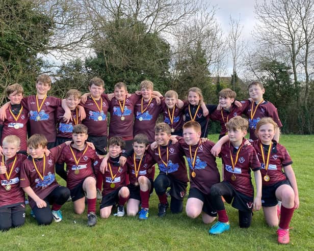 Youngsters competed in the County Cup