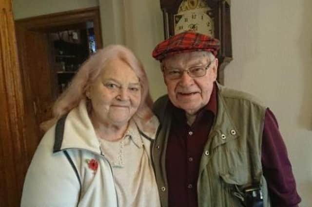 Cousins Margaret Gordon and David McCandless, who have been reunited after 70 years apart EMN-221104-101652001