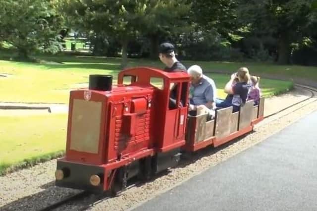 Melton's miniature railway when it was previously a popular attraction in Wilton Park EMN-221204-125418001