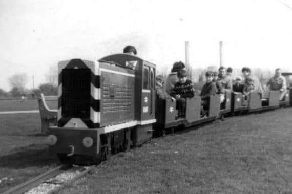 Melton's miniature railway pictured in the late 1960s EMN-221204-125428001
