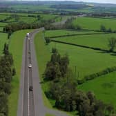 Simulated drone footage of the North & East Melton Mowbray Distributor Road - Melton's approved partial bypass EMN-220414-114917001