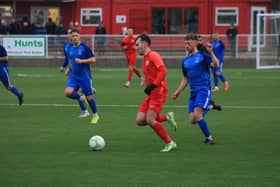 Zak Munton was on target against Selston. Photo: Oliver Atkin