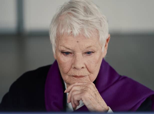Academy Award-winning actress Dame Judi Dench in her first-ever commercial.