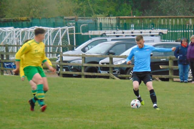 Brandon Hands scored for Asfordby.