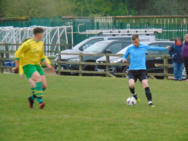 Brandon Hands scored for Asfordby.