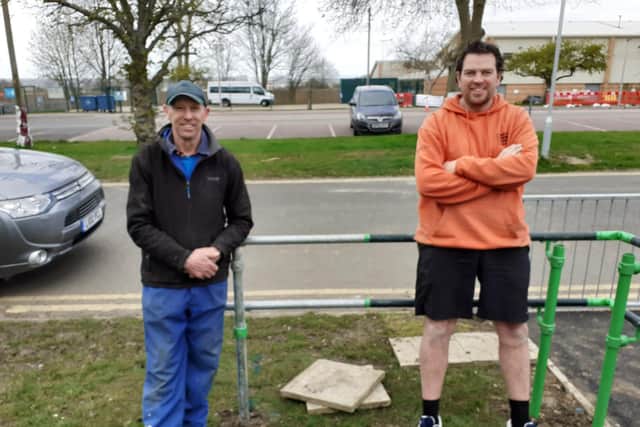 Chairman Justin Horobin and vice-chairman Peter Lovegrove.