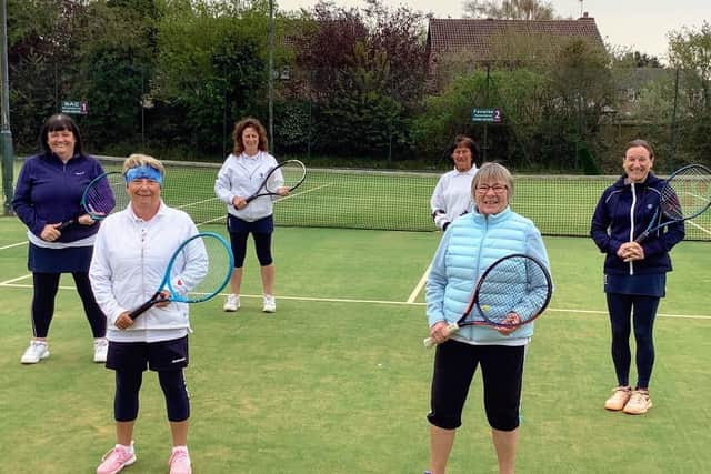 Jo Draper-Moore, Dee Hughes, Margaret Shufflebotham, Polly Dolby, Chris Stevens and Nicky Herbert.