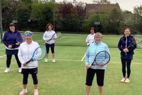 Jo Draper-Moore, Dee Hughes, Margaret Shufflebotham, Polly Dolby, Chris Stevens and Nicky Herbert.