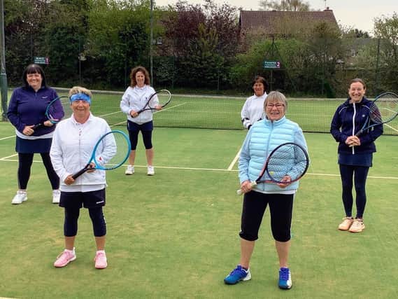 Jo Draper-Moore, Dee Hughes, Margaret Shufflebotham, Polly Dolby, Chris Stevens and Nicky Herbert.