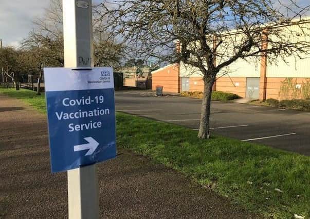 The Melton Vaccination Centre at Melton Sports Village, off Burton Road EMN-210505-103527001