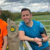 Karl Donaghey (left) and his friend James Bentley, who are preparing to run the Leicestershire Round for mental health charities EMN-210519-135910001