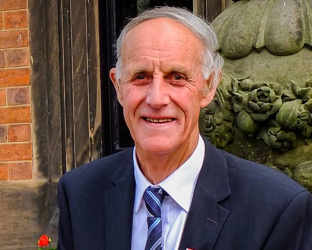 Bill Fryer, wearing his British Empire Medal, who has passed away aged 94 EMN-210521-135510001