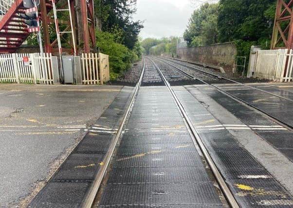The level crossing at Oakham, which will be closed for three days in June to allow essential resurfacing work to take place safely EMN-210524-151347001