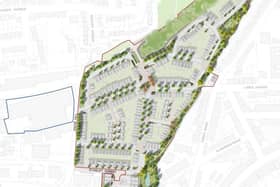 The planned layout for 313 new homes on the site of the JELD-WEN factory site, off Snow Hill in Melton EMN-210525-155501001