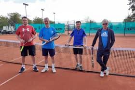 The men’s vets team.
