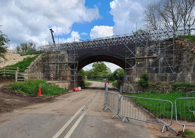 Preliminary work is being carried out on a 150-year-old railway bridge at Manton before it is replaced with a new structure to safely carry trains between Melton and Stamford EMN-210527-155759001