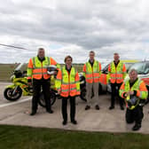 Members of the Leicestershire and Rutland Blood Bikes, which this month has received The Queen's Award for Voluntary Service EMN-210406-151544001