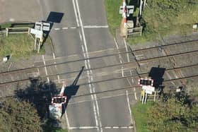 The level crossing at East Goscote, where work is to take place to upgrade it next week EMN-211106-091738001