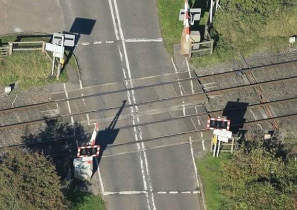 The level crossing at East Goscote, where work is to take place to upgrade it next week EMN-211106-091738001