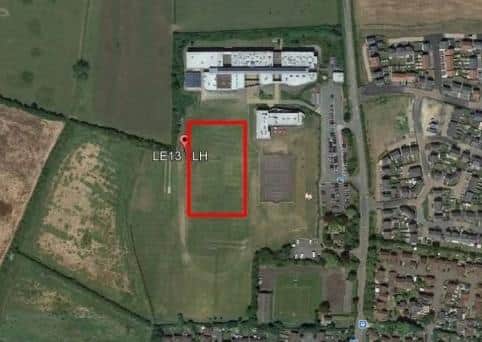Site for approved new 3G pitch at John Ferneley College EMN-210621-120222001