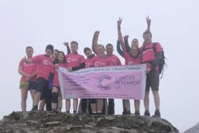 Family members and employees at Wrights Agriculture, a family farming business based in Saxelbye, celebrate taking on the 3 Peaks Challenge for charity EMN-210629-083351001