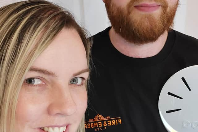 Louis and Leanne Morgan, the couple behind the Fire and Embers pizza business at Melton Livestock Market EMN-210607-084247001