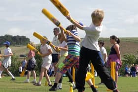 Youngsters enjoy a session run by the Belvoir Cricket and Countryside Trust at Knipton - the scheme is being run again in August EMN-210807-172614001