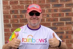 Paul Heath, who is raising money for Rainbows Hospice with a 12-hour walk around Rutland Water EMN-210907-111546001