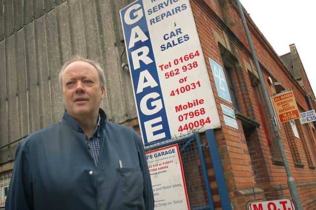 Ian Williamson at Wilson's Garage in Melton, shortly before it closed in July 2017 EMN-210715-131313001